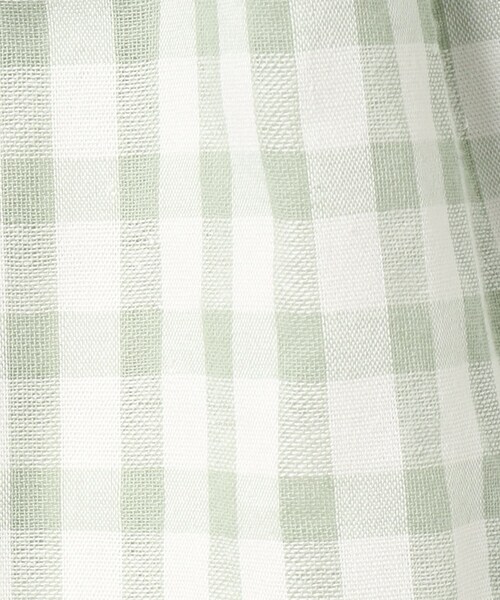 SHOO・LA・RUE(シューラルー)の「◆【110-140cm】ギンガムチェックセットアップ(セットアップ・キッズ・ブラック系1/ライトグリーン系1・11/12/13/14)」の15枚目の写真