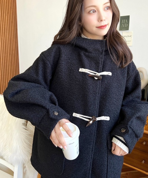 moment+（モーメントプラス）の「リングフェイクウールショート