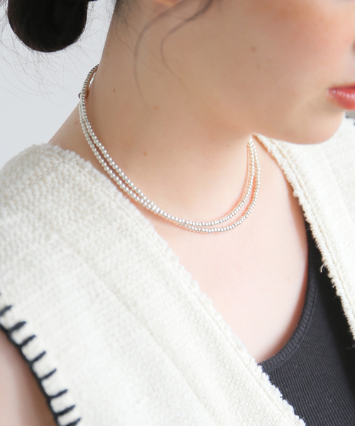 plage（プラージュ）の「【ERICKA NICOLAS BEGAY/エリッカ ニコラス ビゲイ】 3MM/75/S ネックレス（ネックレス・レディース・シルバー・FREE）」の2枚目の写真