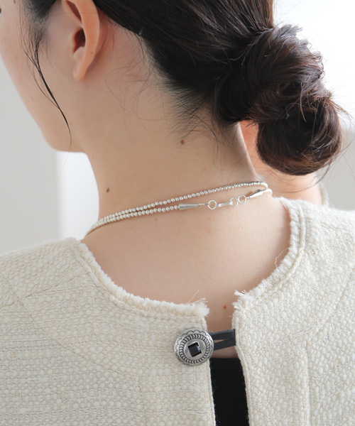 plage（プラージュ）の「【ERICKA NICOLAS BEGAY/エリッカ ニコラス ビゲイ】 3MM/75/S ネックレス（ネックレス・レディース・シルバー・FREE）」の3枚目の写真