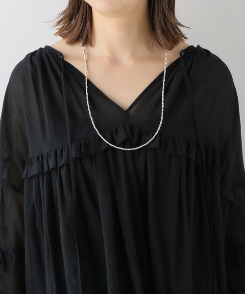 plage（プラージュ）の「【ERICKA NICOLAS BEGAY/エリッカ ニコラス ビゲイ】 3MM/75/S ネックレス（ネックレス・レディース・シルバー・FREE）」の12枚目の写真