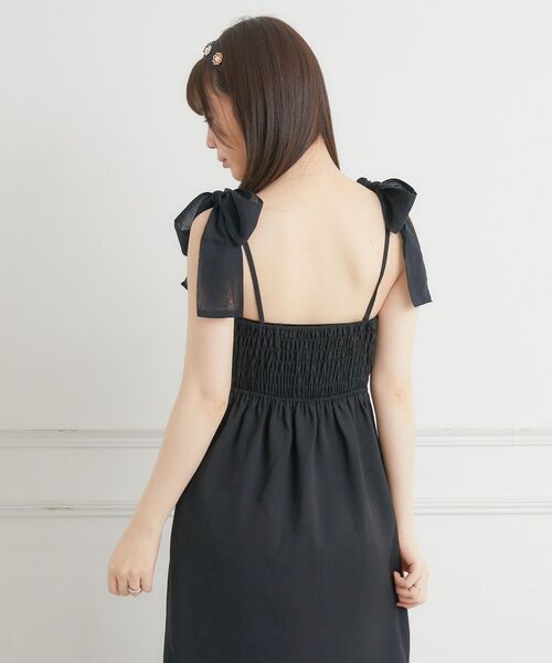 ems excite（エムズエキサイト）の「リボンキャミOP（ワンピース・レディース・ナチュラル/ブラック/ピンク・FREE）」の22枚目の写真