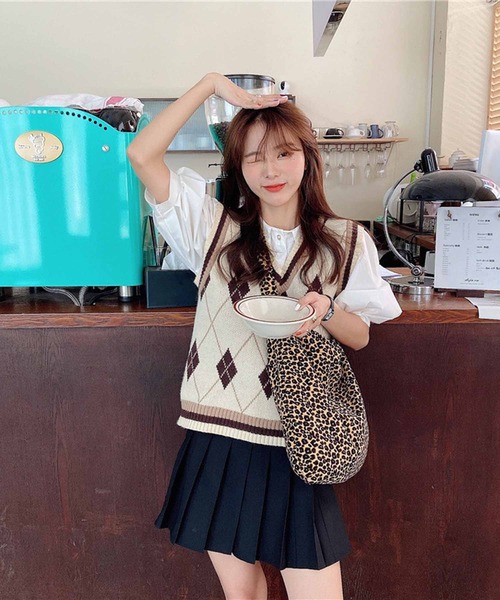 NANEA（ナネア）の「ヒョウ柄トートバッグ（トートバッグ・レディース・ホワイト/ブラウン・ﾌﾘ-）」の17枚目の写真