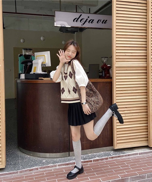 NANEA（ナネア）の「ヒョウ柄トートバッグ（トートバッグ・レディース・ホワイト/ブラウン・ﾌﾘ-）」の15枚目の写真