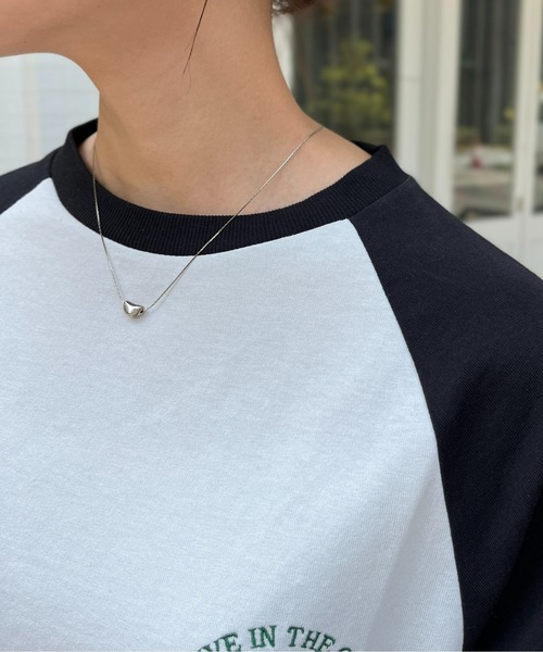 CPCM(シーピーシーエム)の「胸1ポイント刺繍ラグランT(Tシャツ/カットソー・メンズ・ブラック/レッド/グリーン・MEDIUM/LARGE)」の16枚目の写真