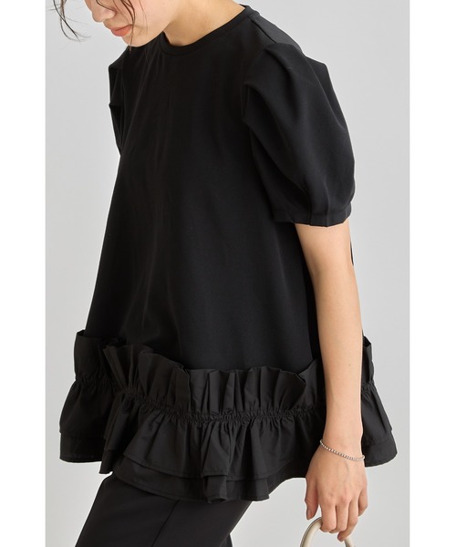 ブラウス シャツ 「ZOZO限定」ドットフリルヘムブラウス レディース tocco closet ブラウス シャツ 「ZOZO限定」サイドリボンドット