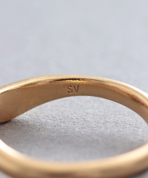 NOIR DE POUPEE（ノワールドプーペ）の「silver925 ニュアンス  ピンキーリング (ニッケルフリー)（リング・レディース・シルバー/ゴールド・#3/#5）」の11枚目の写真