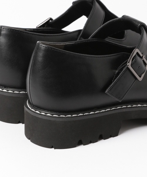 niko and...（ニコアンド）の「Tストラップシューズ（その他シューズ・レディース・ブラック/ダークブラウン/アイボリー/スモーク・SMALL/MEDIUM/LARGE）」の5枚目の写真