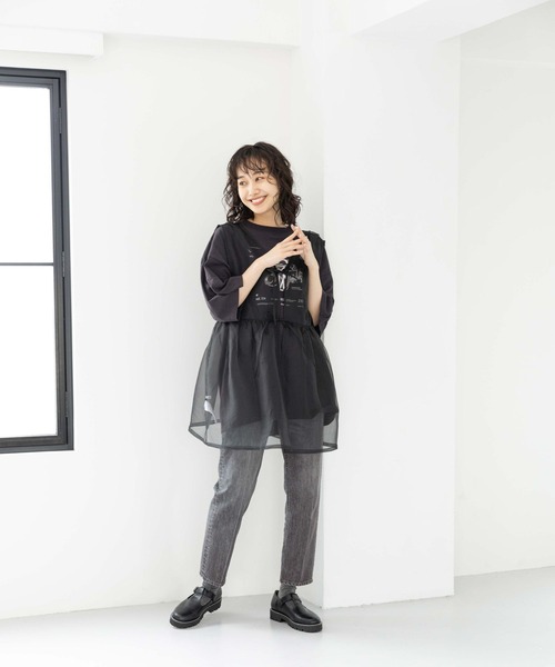 niko and...（ニコアンド）の「Tストラップシューズ（その他シューズ・レディース・ブラック/ダークブラウン/アイボリー/スモーク・SMALL/MEDIUM/LARGE）」の10枚目の写真