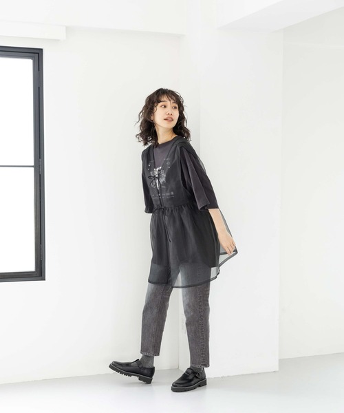 niko and...（ニコアンド）の「Tストラップシューズ（その他シューズ・レディース・ブラック/ダークブラウン/アイボリー/スモーク・SMALL/MEDIUM/LARGE）」の13枚目の写真