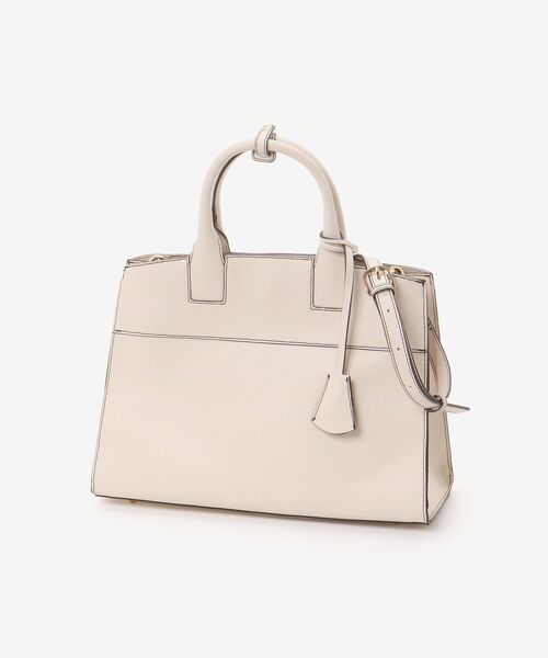 MAJESTIC LEGON(マジェスティックレゴン)の「A4スクエアトートバッグ(トートバッグ・レディース・アイボリー/ブラック/ブラウン・FREE)」の6枚目の写真