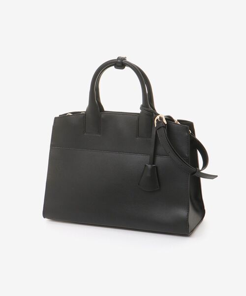 MAJESTIC LEGON(マジェスティックレゴン)の「A4スクエアトートバッグ(トートバッグ・レディース・アイボリー/ブラック/ブラウン・FREE)」の14枚目の写真