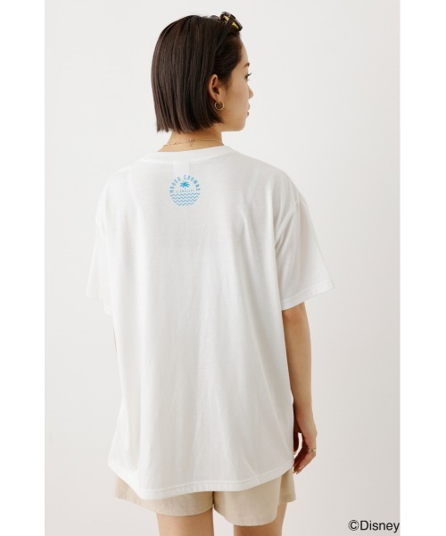 美品 ロデオクラウンズ ミッキーデニムカットソー 青系 サイズF*SC1064 美品 ロデオクラウンズ ミッキーデニムカットソー 青系 サイズF