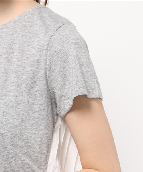 earth music&ecology（アースミュージックアンドエコロジー）の「バックシャンプリーツプルオーバー（Tシャツ/カットソー・レディース・オフホワイト/LT.Gray/ネイビー・FREE）」の8枚目の写真