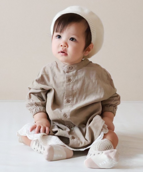 MAKE YOUR DAY(メイクユアデイ)の「シャツワンピース■80~140cm(シャツワンピース・キッズ・ブルー/ベージュ/ワインレッド・100/110/90/120/140/80/130)」の19枚目の写真
