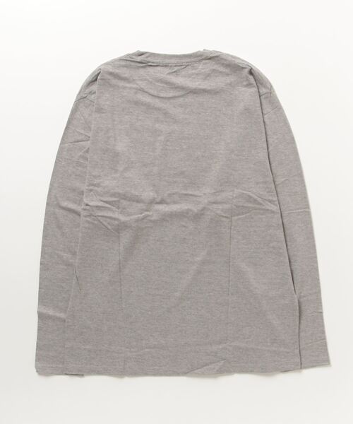 FUNALIVE（ファンアライブ）の「American casual print Ron T-shirt / アメカジプリントロンT 長袖 unisex（Tシャツ/カットソー・メンズ・カーキ/サックスブルー/ホワイト/ホワイト系2/チャコール/ベージュ系/ブラック/グリーン系/ブラック系2/ネイビー/グリーン/ブラック系1/ベージュ/ブラック系/グレー系/ホワイト系/チャコールグレー/ミント/杢グレー/ブラウン・XL/M/L）」の22枚目の写真