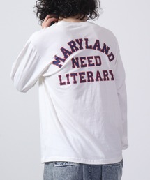 American casual print Ron T-shirt / アメカジプリントロンT 長袖 unisex