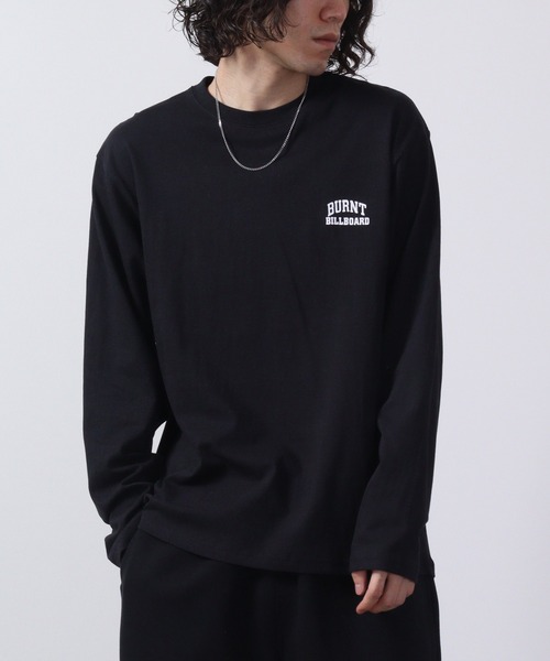 FUNALIVE（ファンアライブ）の「American casual print Ron T-shirt / アメカジプリントロンT 長袖 unisex（Tシャツ/カットソー・メンズ・カーキ/サックスブルー/ホワイト/ホワイト系2/チャコール/ベージュ系/ブラック/グリーン系/ブラック系2/ネイビー/グリーン/ブラック系1/ベージュ/ブラック系/グレー系/ホワイト系/チャコールグレー/ミント/杢グレー/ブラウン・XL/M/L）」の7枚目の写真