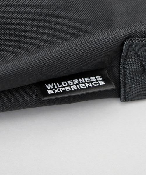 WILDERNESS EXPERIENCE(ウィルダネスエクスペリエンス)の「日本製 撥水ポリエステル ショルダーバッグ A4収納対応(ショルダーバッグ・メンズ・ブラック・FREE)」の12枚目の写真