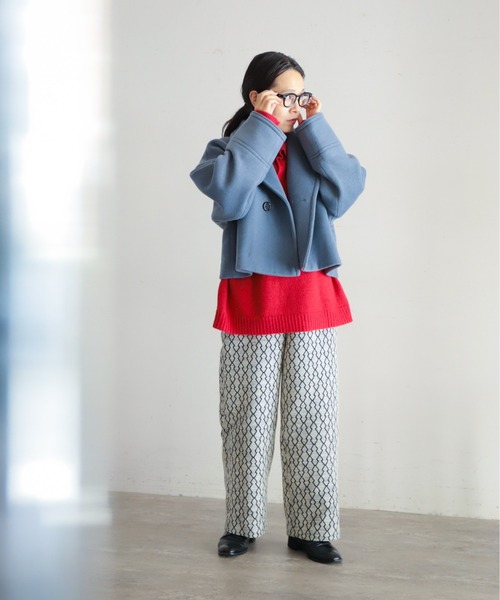 FIL DE FER（フィルデフェール）の「ダブルフェイス ショートコート