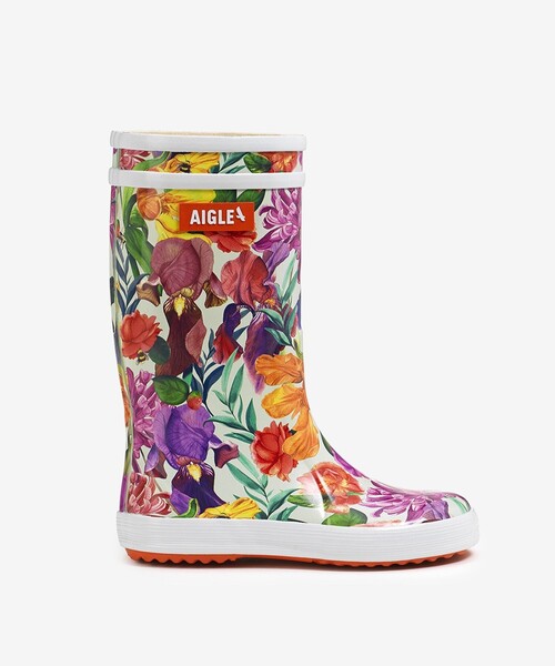 AIGLE(エーグル)の「ロリポッププレイ3 ラバーブーツ(レインシューズ・キッズ・レオパード/グリーン/ライトブルー/ネイビー・31/30/33/32/26/27/29/28)」の9枚目の写真