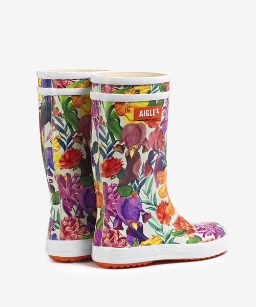 AIGLE(エーグル)の「ロリポッププレイ3 ラバーブーツ(レインシューズ・キッズ・レオパード/グリーン/ライトブルー/ネイビー・31/30/33/32/26/27/29/28)」の11枚目の写真