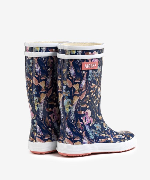 AIGLE(エーグル)の「ロリポッププレイ3 ラバーブーツ(レインシューズ・キッズ・レオパード/グリーン/ライトブルー/ネイビー・31/30/33/32/26/27/29/28)」の15枚目の写真
