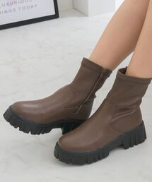 ems excite（エムズエキサイト）の「厚底ストレッチブーツ（ブーツ）」