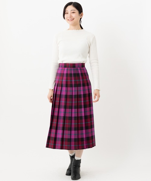 セール】ONeil of Dublin オールプリーツ ウールロングスカート 83cm