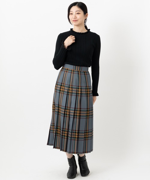 スカート O'NEIL OF DUBLIN 83cm O'neil of Dublin - 両脇ベルト 後プリーツスカート （定番
