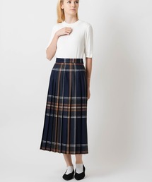 O'NEIL of DUBLIN（オニールオブダブリン）の「ONeil of Dublin オールプリーツ ウールロングスカート 83cm（スカート）」