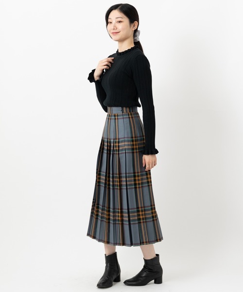 セール】ONeil of Dublin オールプリーツ ウールロングスカート 83cm