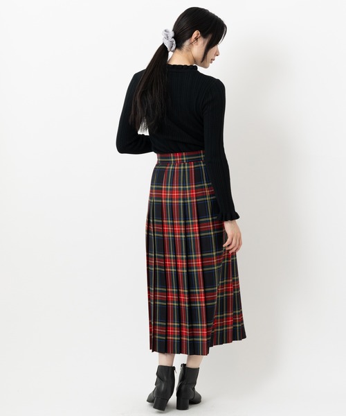 スカート O'NEIL OF DUBLIN 83cm ONeil of Dublin オールプリーツ ウールロングスカート 83cm
