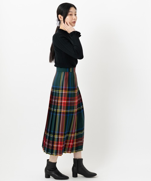 セール】ONeil of Dublin オールプリーツ ウールロングスカート 83cm