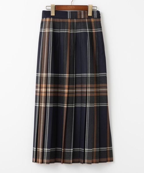 ONeil of Dublin オールプリーツ ウールロングスカート 83cm（スカート