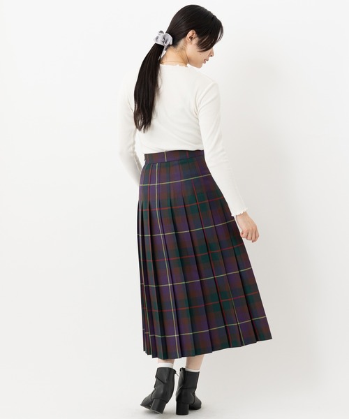 セール】ONeil of Dublin オールプリーツ ウールロングスカート 83cm