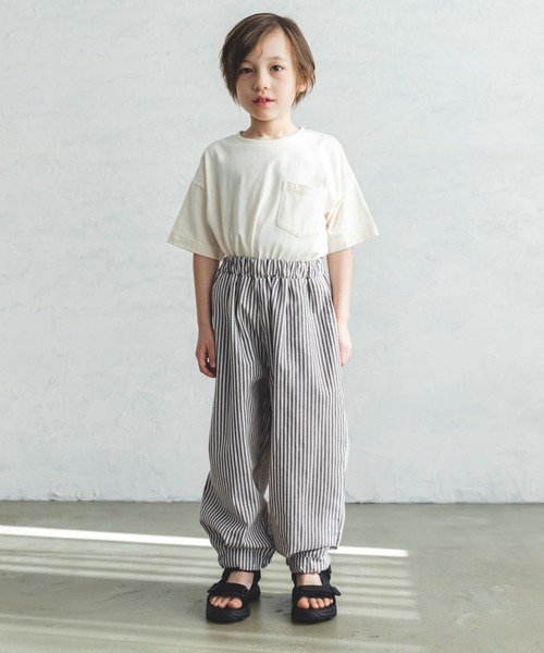 pairmanon（ペアマノン）の「ボリュームワイドバルーンパンツ（その他パンツ・キッズ・ベージュ系その他2/ブルー系その他2・110/90/100）」の4枚目の写真