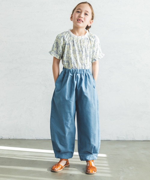 pairmanon（ペアマノン）の「ボリュームワイドバルーンパンツ（その他パンツ・キッズ・ベージュ系その他2/ブルー系その他2・110/90/100）」の6枚目の写真
