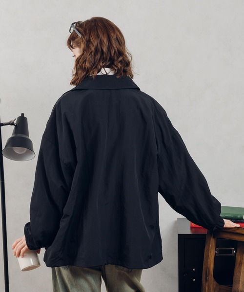 MUHET（ミュエータ）の「コーチジャケット（その他アウター・レディース・ライトブラウン/ブルー/ブラック・X-LARGE/MEDIUM）」の14枚目の写真