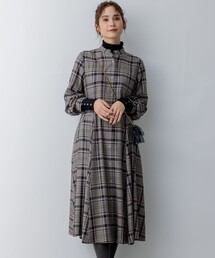 シアーツイルチェック ワンピース