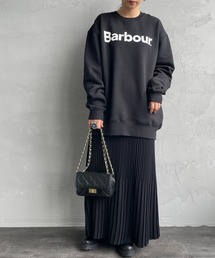 [Barbour/バブアー] ブランドロゴ クルーネックスウェット