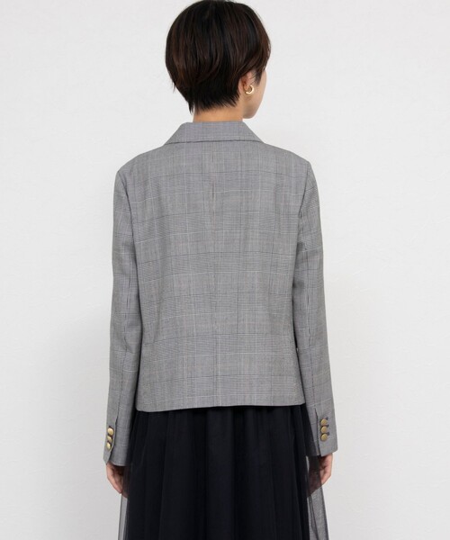NOLLEY’S Sophi（ノーリーズソフィ）の「グレンチェックショートジャケット（テーラードジャケット・レディース・ベージュ系その他/ブラック系その他・36/38）」の22枚目の写真