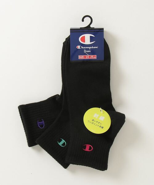 Champion（チャンピオン）の「【Champion/チャンピオン】レディース 【3足組】クォーターレングスソックス（ソックス/靴下・レディース・シルバーグレー/ブラック/ホワイト/その他/その他1/その他2/その他3・SMALL）」の19枚目の写真