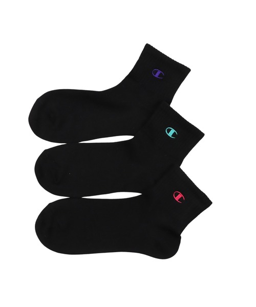 Champion（チャンピオン）の「【Champion/チャンピオン】レディース 【3足組】クォーターレングスソックス（ソックス/靴下・レディース・シルバーグレー/ブラック/ホワイト/その他/その他1/その他2/その他3・SMALL）」の7枚目の写真