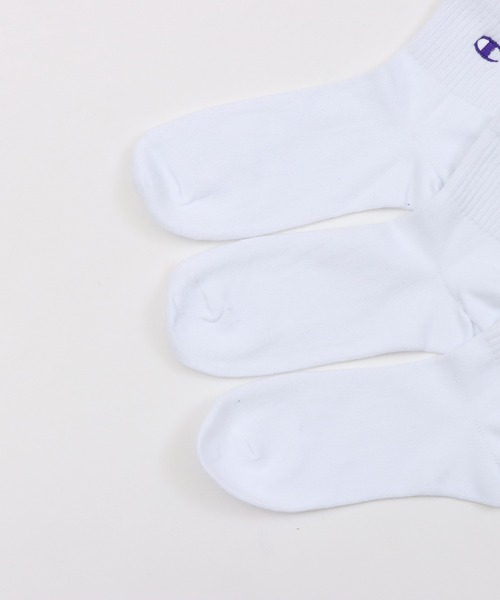 Champion（チャンピオン）の「【Champion/チャンピオン】レディース 【3足組】クォーターレングスソックス（ソックス/靴下・レディース・シルバーグレー/ブラック/ホワイト/その他/その他1/その他2/その他3・SMALL）」の8枚目の写真