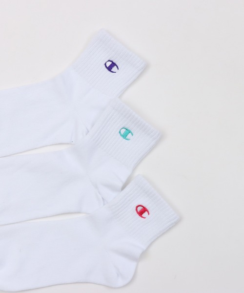 Champion（チャンピオン）の「【Champion/チャンピオン】レディース 【3足組】クォーターレングスソックス（ソックス/靴下・レディース・シルバーグレー/ブラック/ホワイト/その他/その他1/その他2/その他3・SMALL）」の9枚目の写真