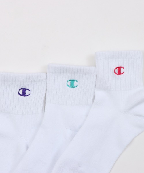 Champion（チャンピオン）の「【Champion/チャンピオン】レディース 【3足組】クォーターレングスソックス（ソックス/靴下・レディース・シルバーグレー/ブラック/ホワイト/その他/その他1/その他2/その他3・SMALL）」の10枚目の写真