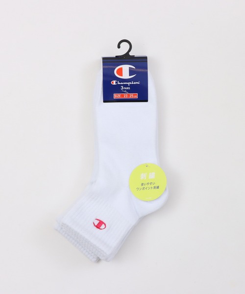 Champion（チャンピオン）の「【Champion/チャンピオン】レディース 【3足組】クォーターレングスソックス（ソックス/靴下・レディース・シルバーグレー/ブラック/ホワイト/その他/その他1/その他2/その他3・SMALL）」の11枚目の写真