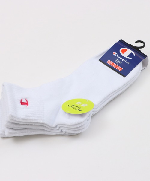 Champion（チャンピオン）の「【Champion/チャンピオン】レディース 【3足組】クォーターレングスソックス（ソックス/靴下・レディース・シルバーグレー/ブラック/ホワイト/その他/その他1/その他2/その他3・SMALL）」の12枚目の写真