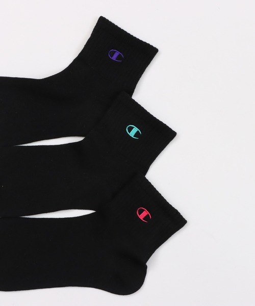 Champion（チャンピオン）の「【Champion/チャンピオン】レディース 【3足組】クォーターレングスソックス（ソックス/靴下・レディース・シルバーグレー/ブラック/ホワイト/その他/その他1/その他2/その他3・SMALL）」の14枚目の写真